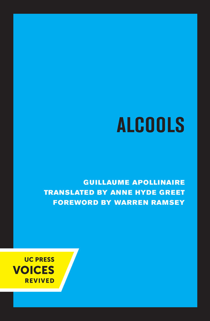 Cover image for Alcools ISBN 9780520349919