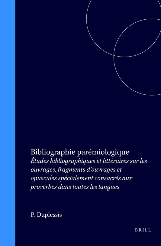 Bibliographie parémiologique