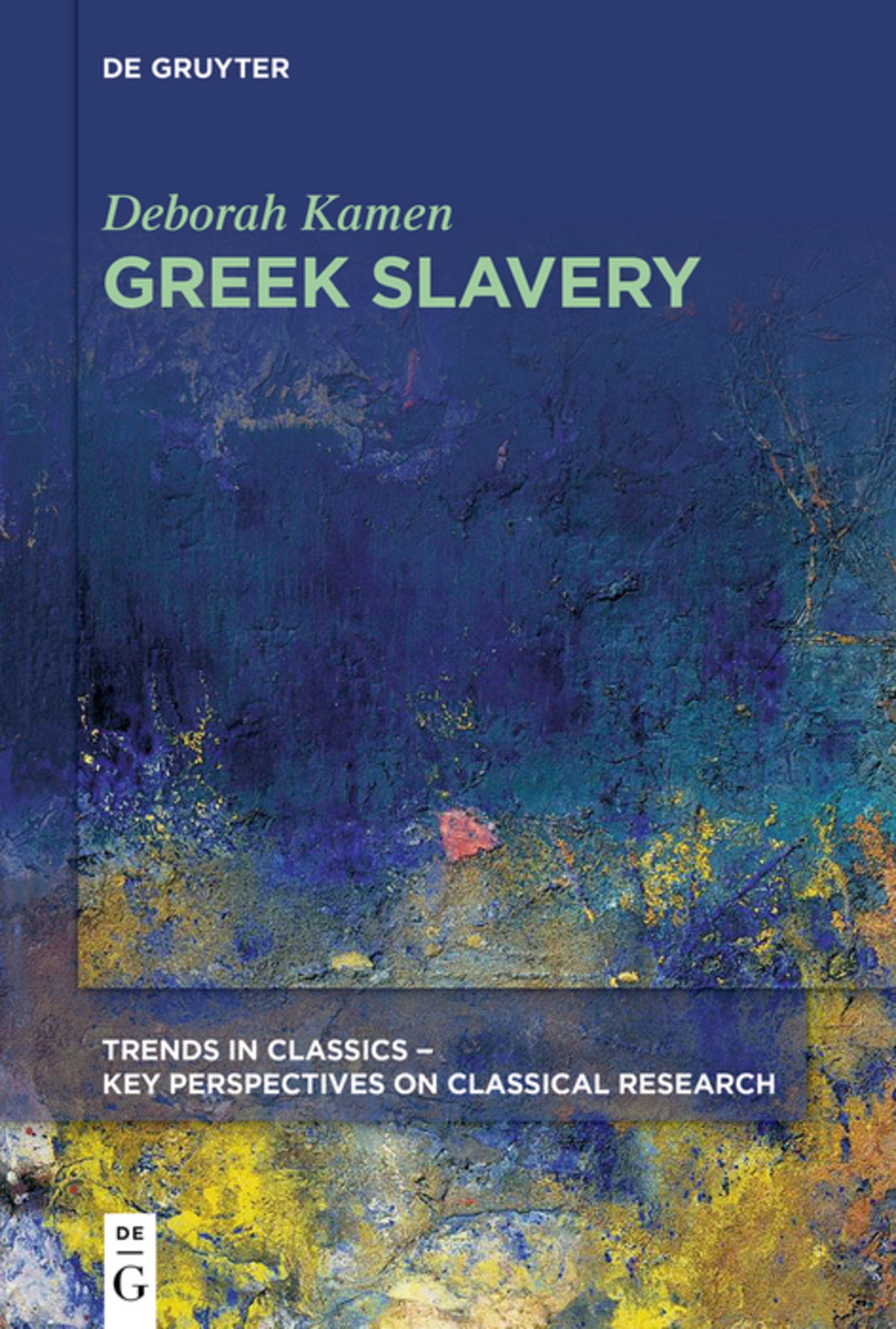 Cover image for Greek Slavery ISBN 9783110637595