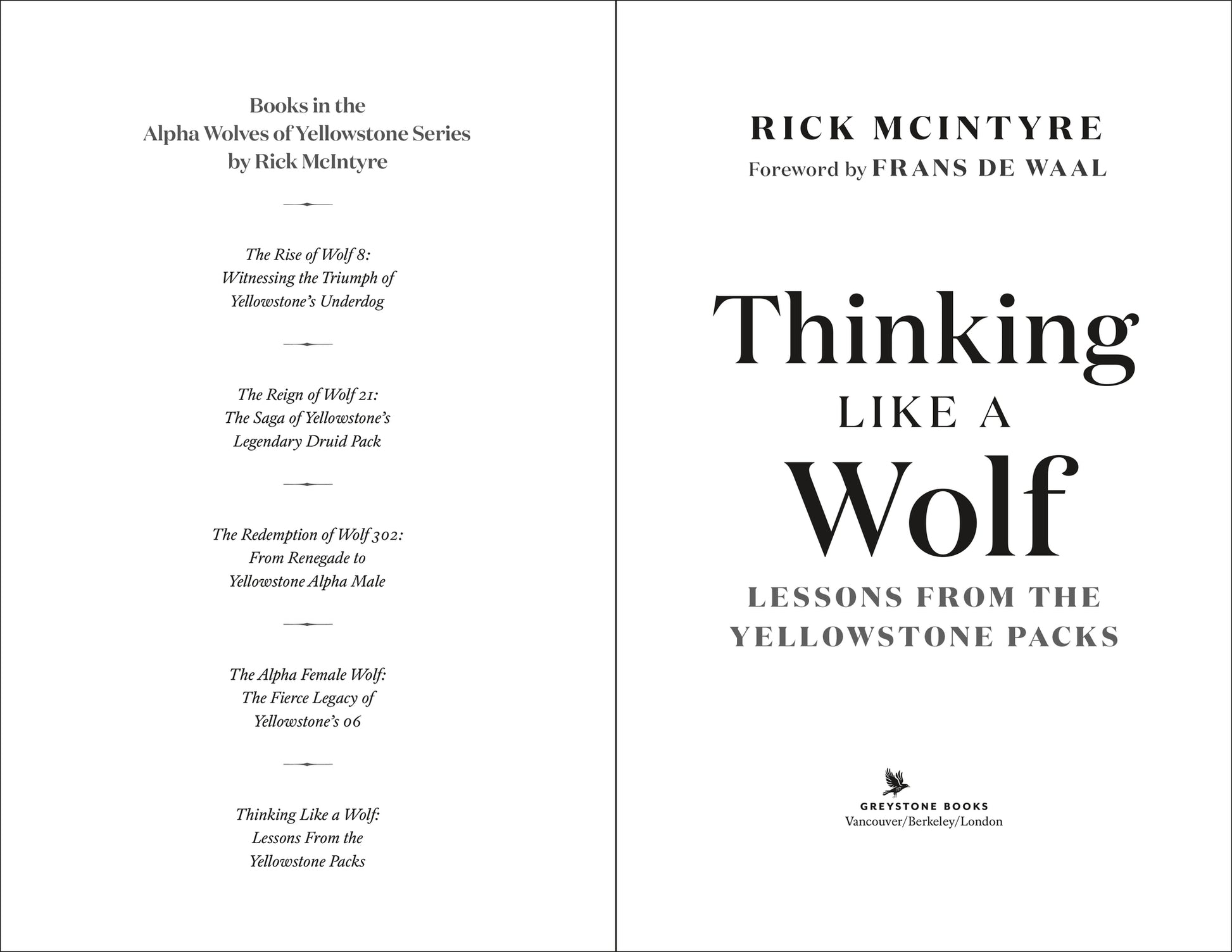 Thinking Like a Wolf