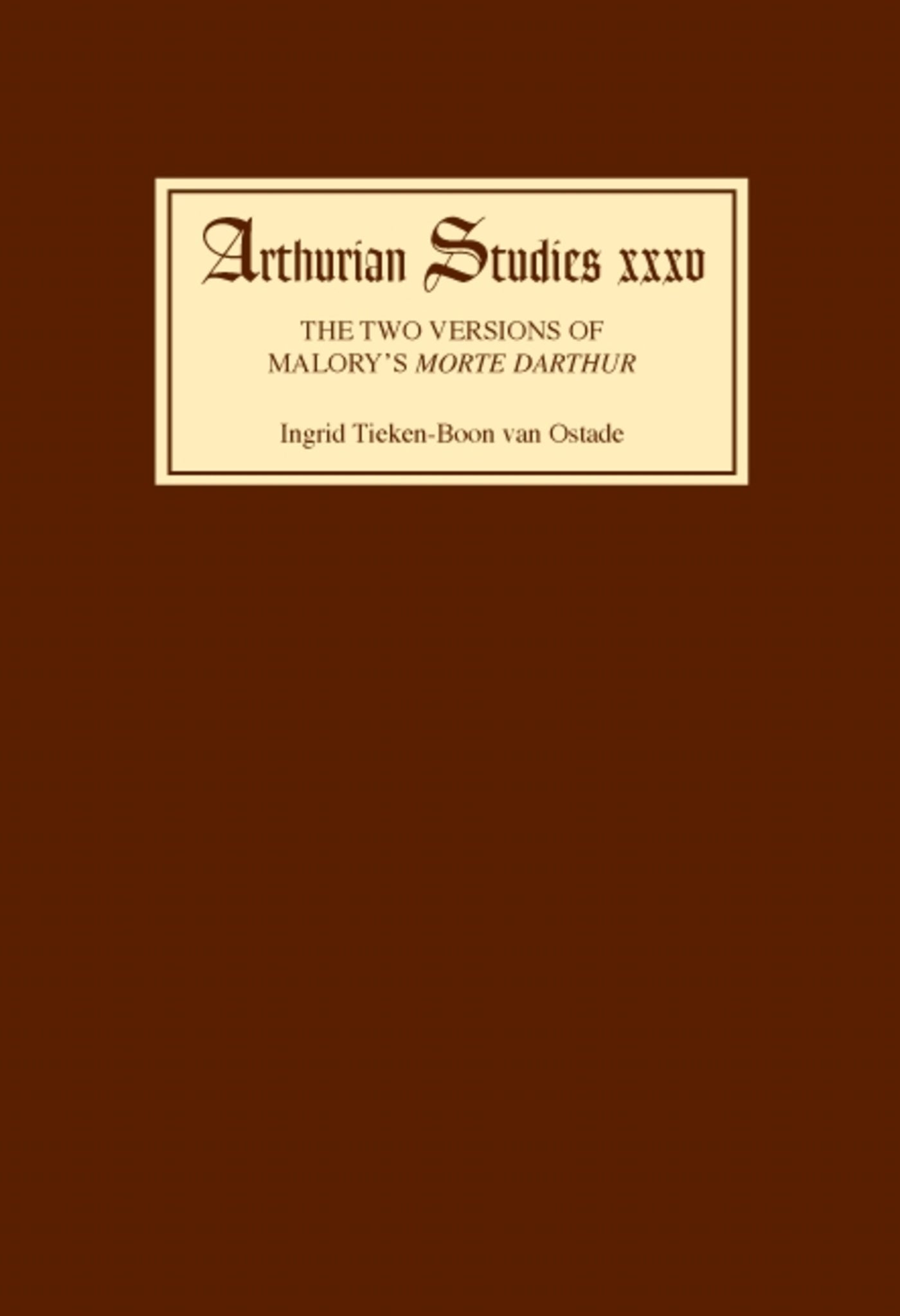Cover image for The Two Versions of Malory's Morte Darthur ISBN 9780859914376