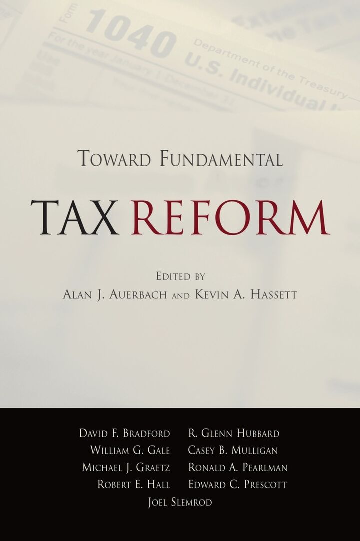 Cover image for Toward Fundamental Tax Reform ISBN 9780844742342