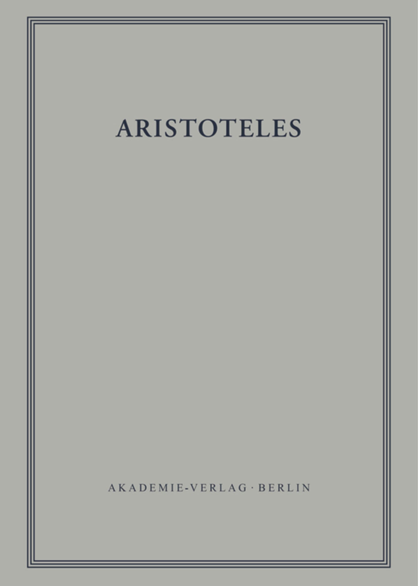 Zoologische Schriften II