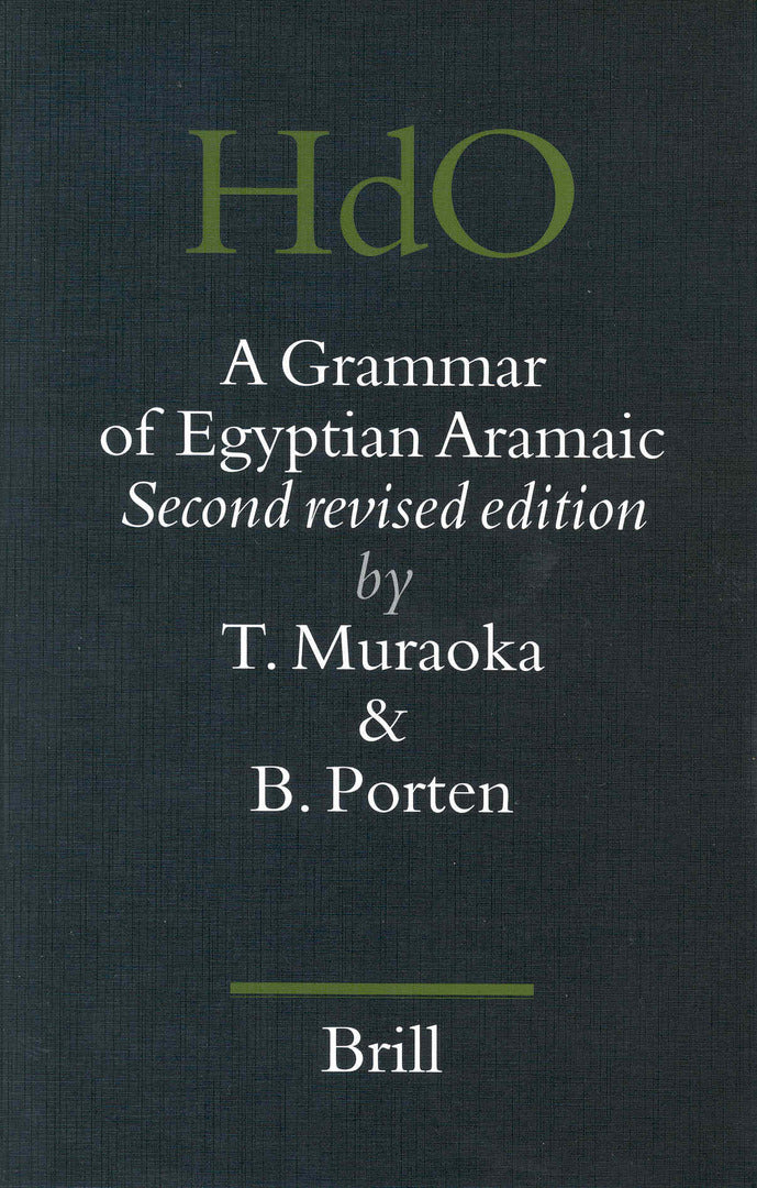 Cover image for A Grammar of Egyptian Aramaic ISBN 9789004136083
