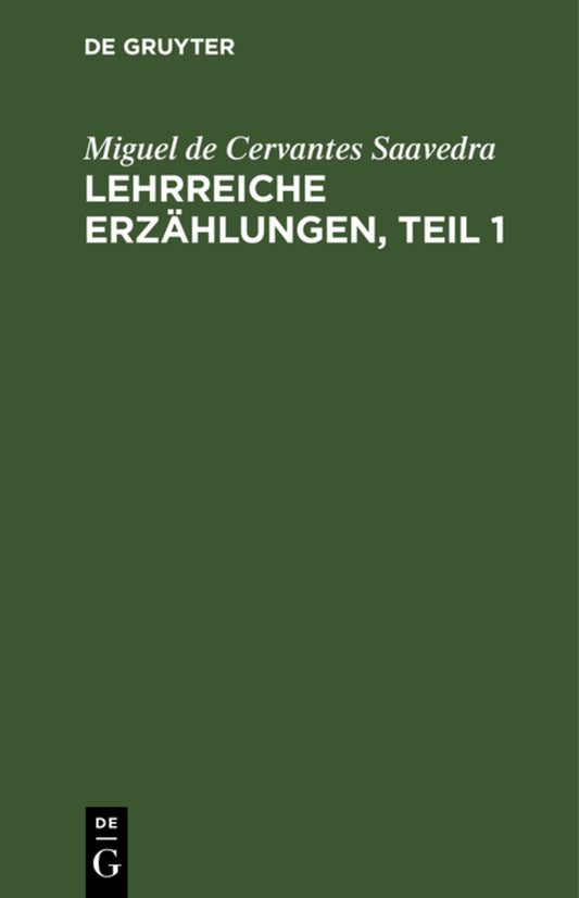 Lehrreiche Erzählungen, Teil 1