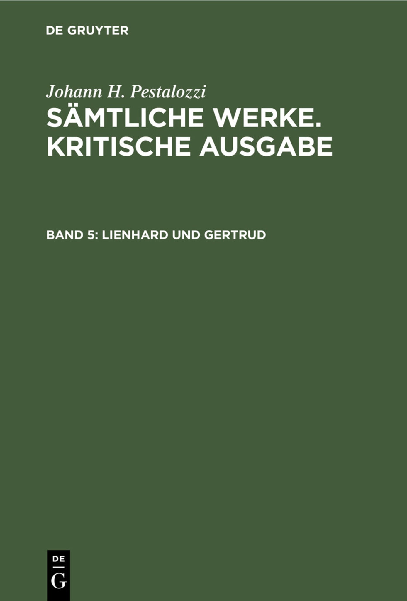 Lienhard und Gertrud