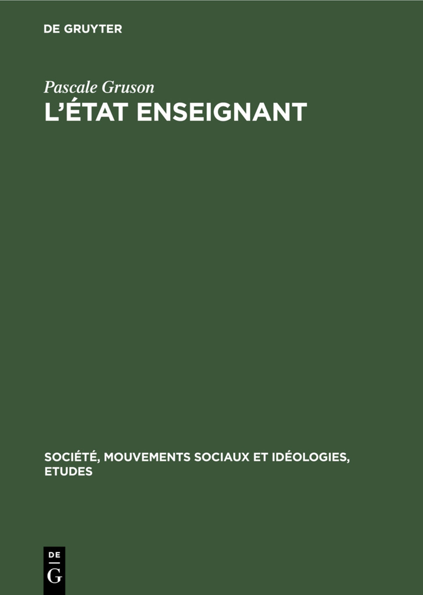 L’État enseignant