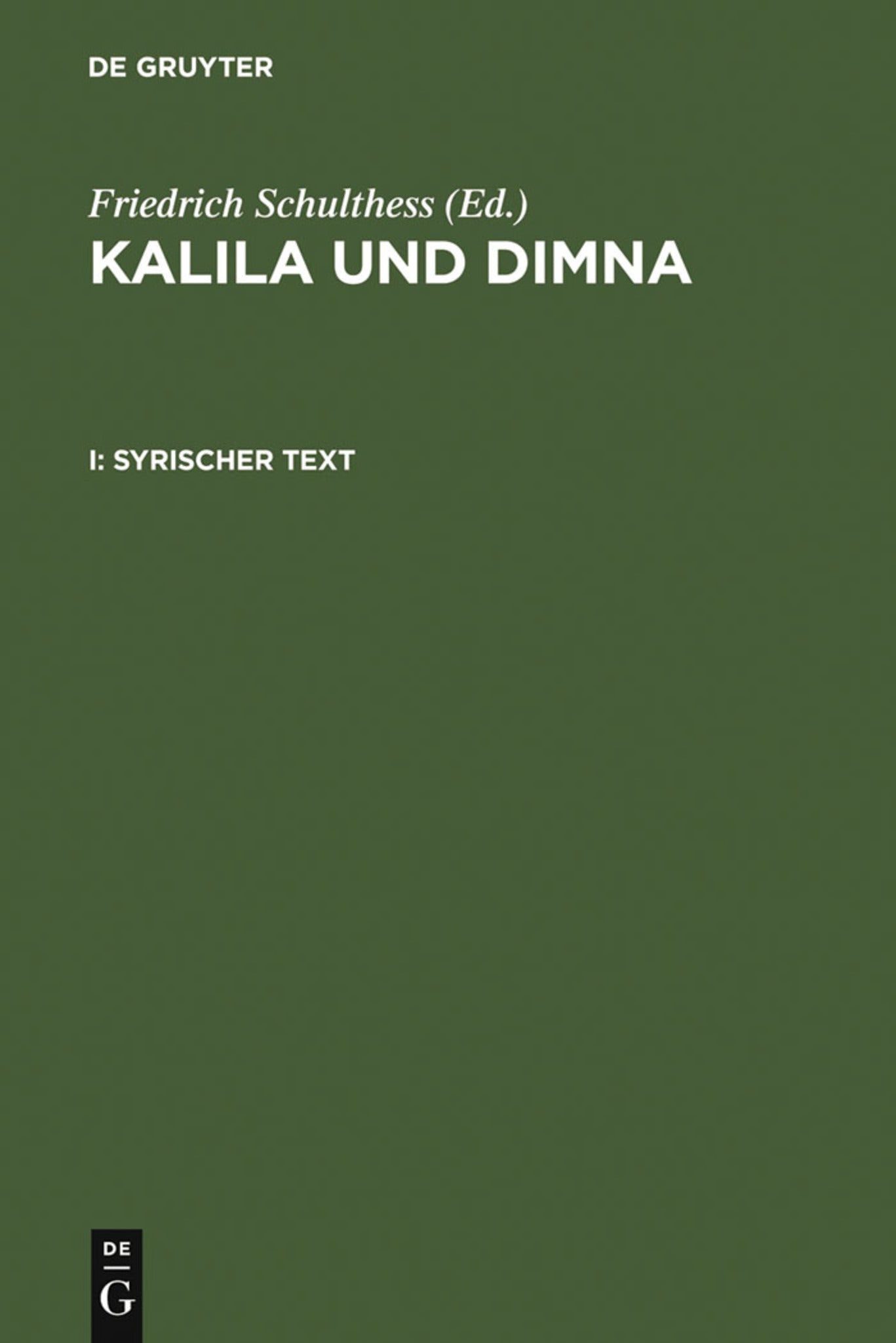 Kalila und Dimna