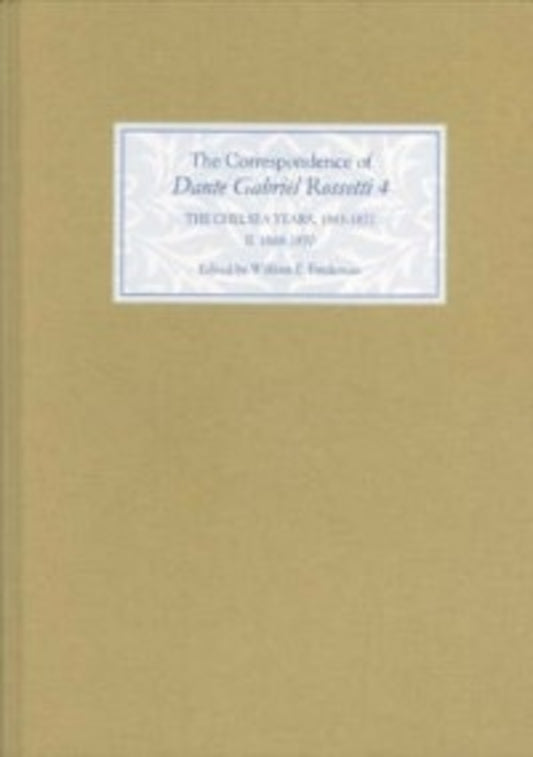 The Correspondence of Dante Gabriel Rossetti 4