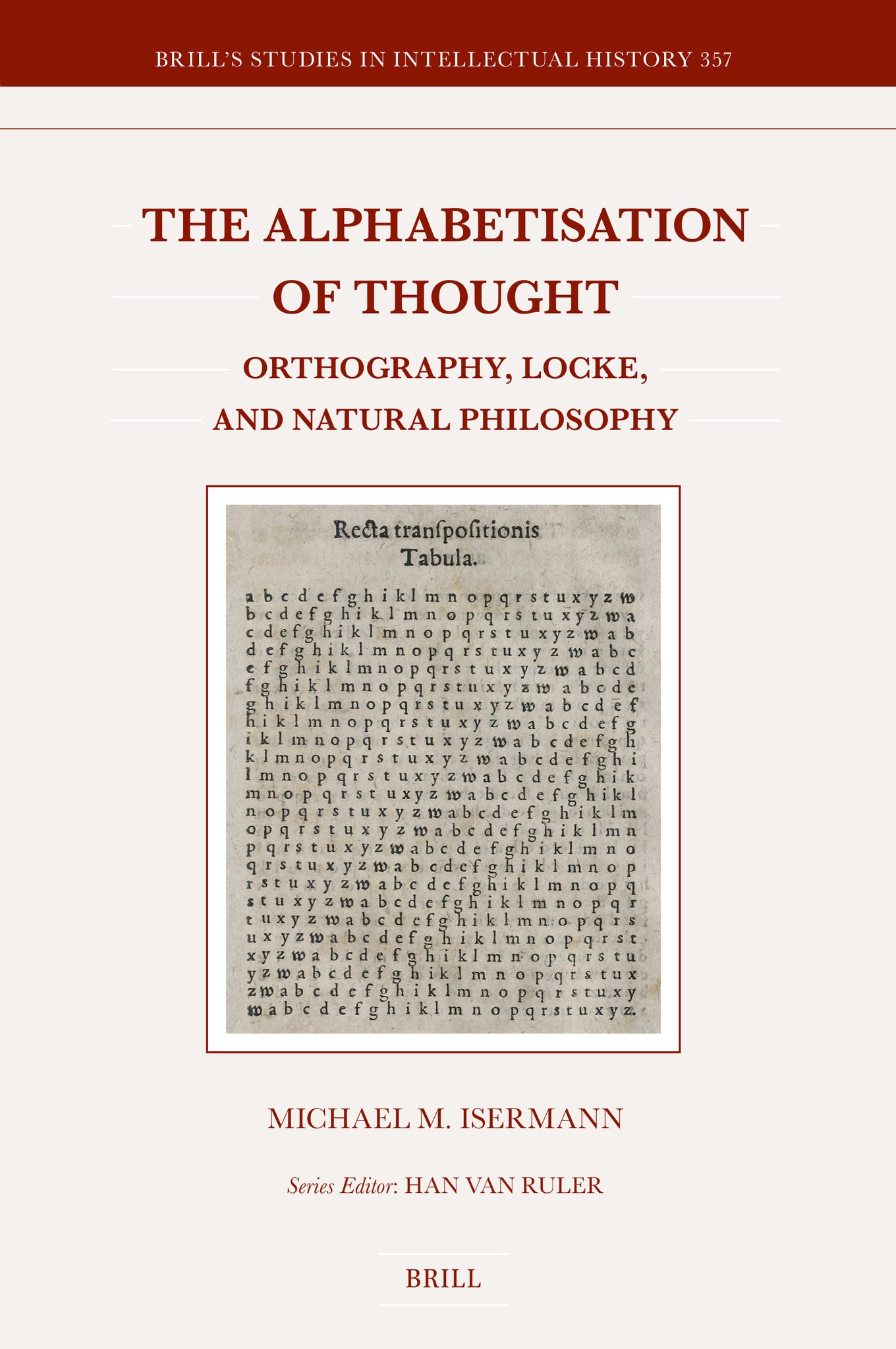 The Alphabetisation of Thought