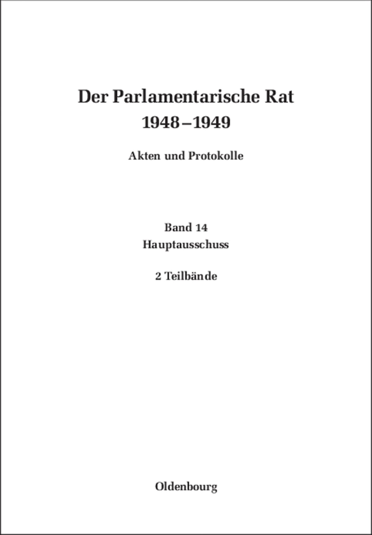 Hauptausschuß