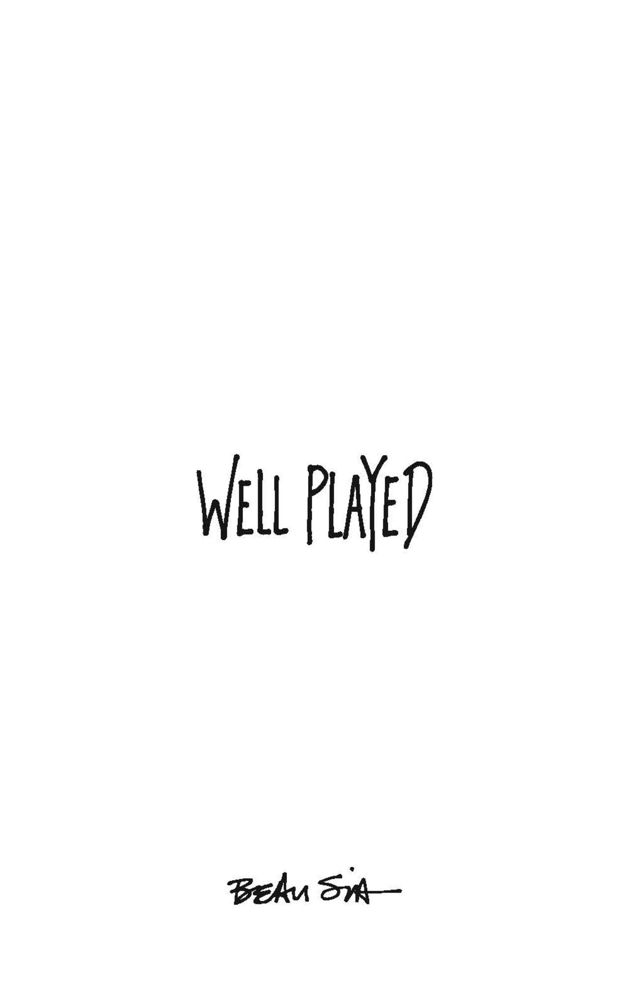Cover image for Well Played ISBN 9781945649424