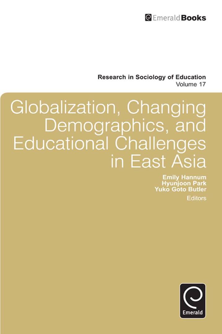 Cover image for Globalization, Changing Demographics, and Educational Challenges in East Asia ISBN 9781849509763