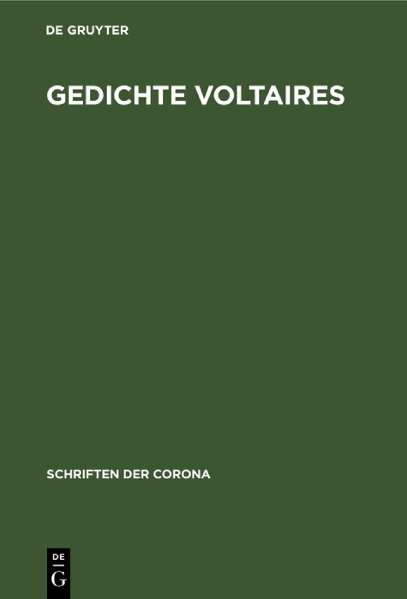 Gedichte Voltaires