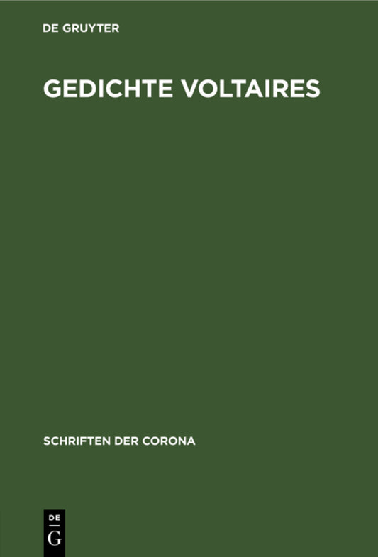 Gedichte Voltaires