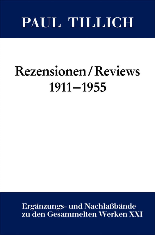 Rezensionen / Reviews 1911–1955