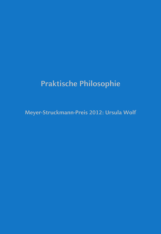 Meyer-Struckmann-Preis 2012: Ursula Wolf