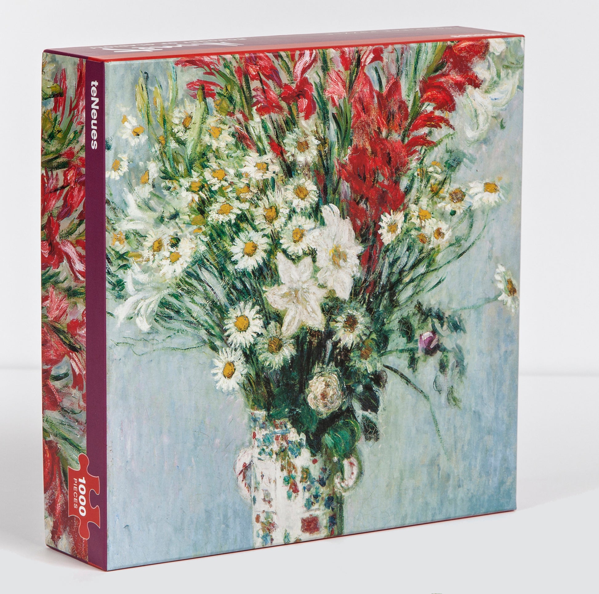 teNeues - 1,000 Piece Puzzle: Bouquet of Gladioli by Claude Monet, Full Color Printed Puzzle, 20 x 20" Puzzle, Poster Guide Insert Included