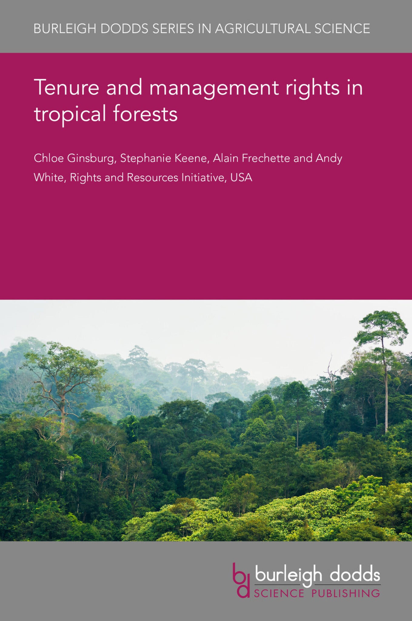 Cover image for Tenure and management rights in tropical forests ISBN 9781786769053