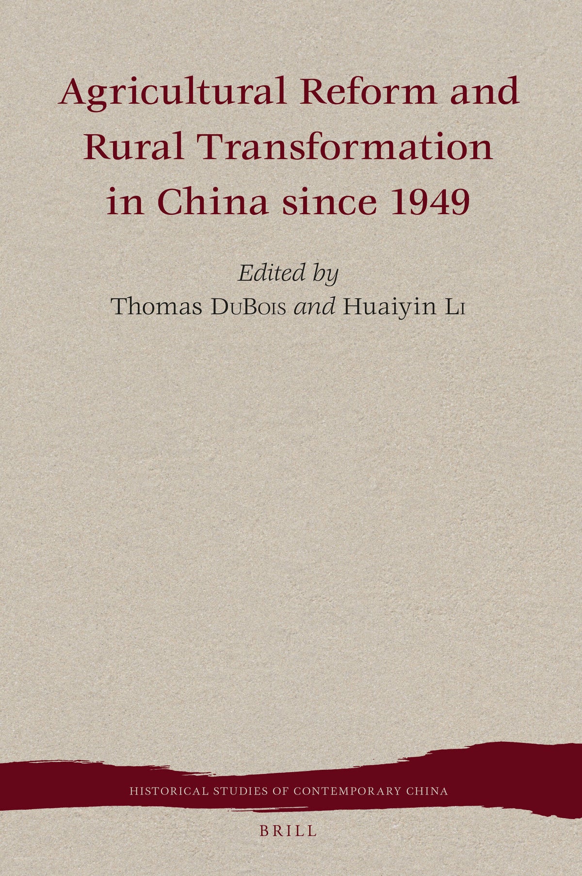 Agricultural Reform and Rural Transformation in China since 1949