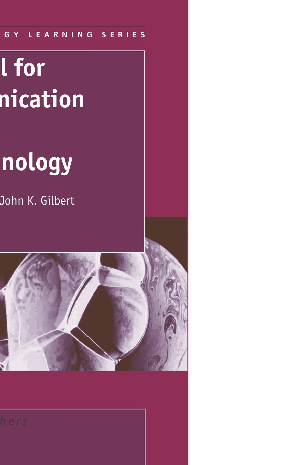 Cover image for A model for communication about biotechnology ISBN 9789077874752