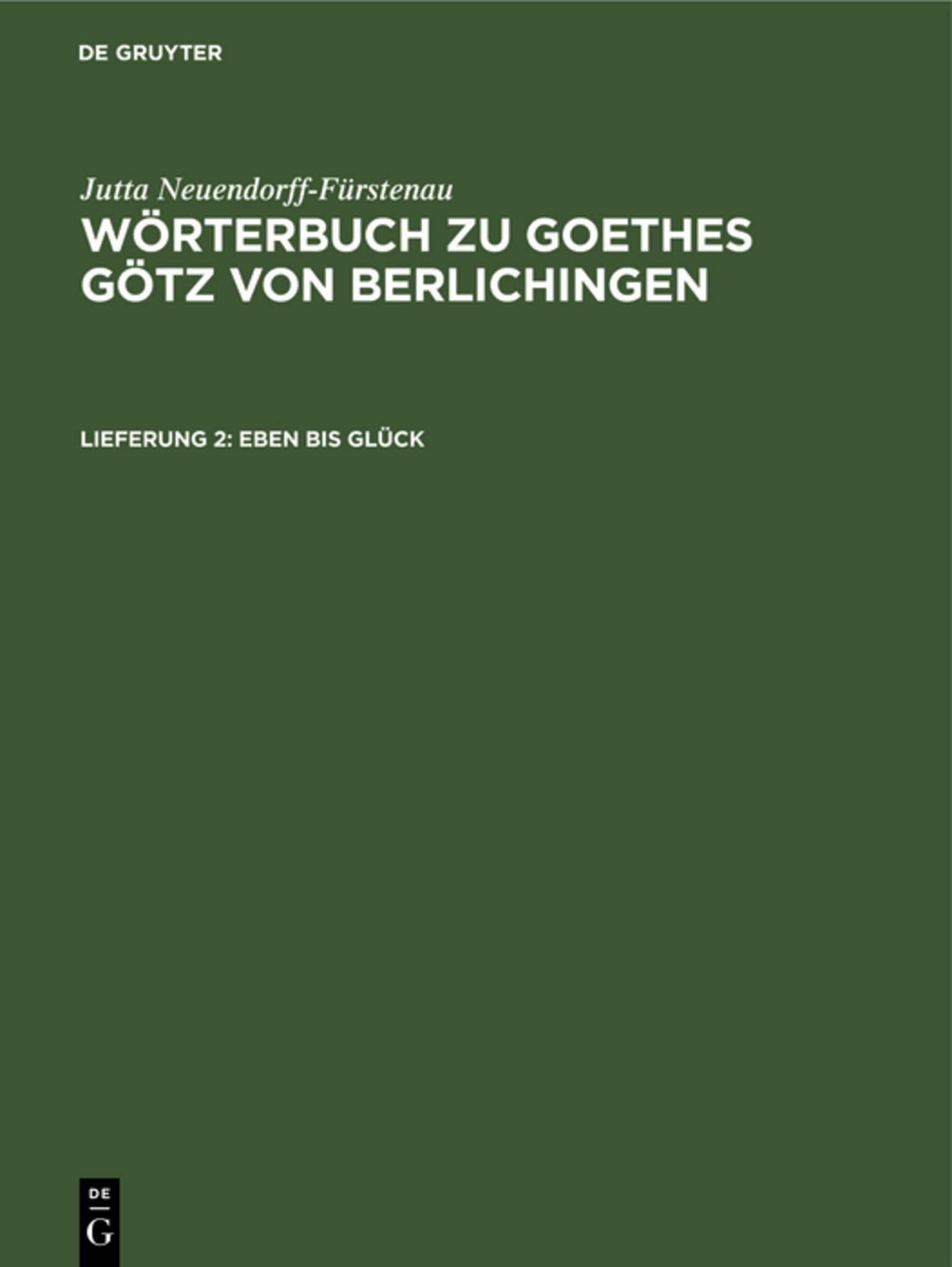 eben bis Glück
