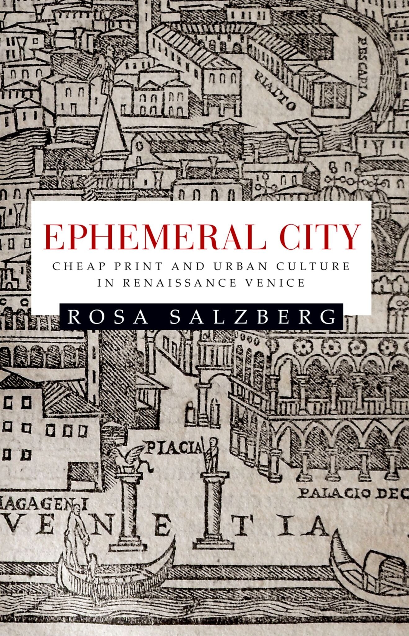 Cover image for Ephemeral city ISBN 9780719087035