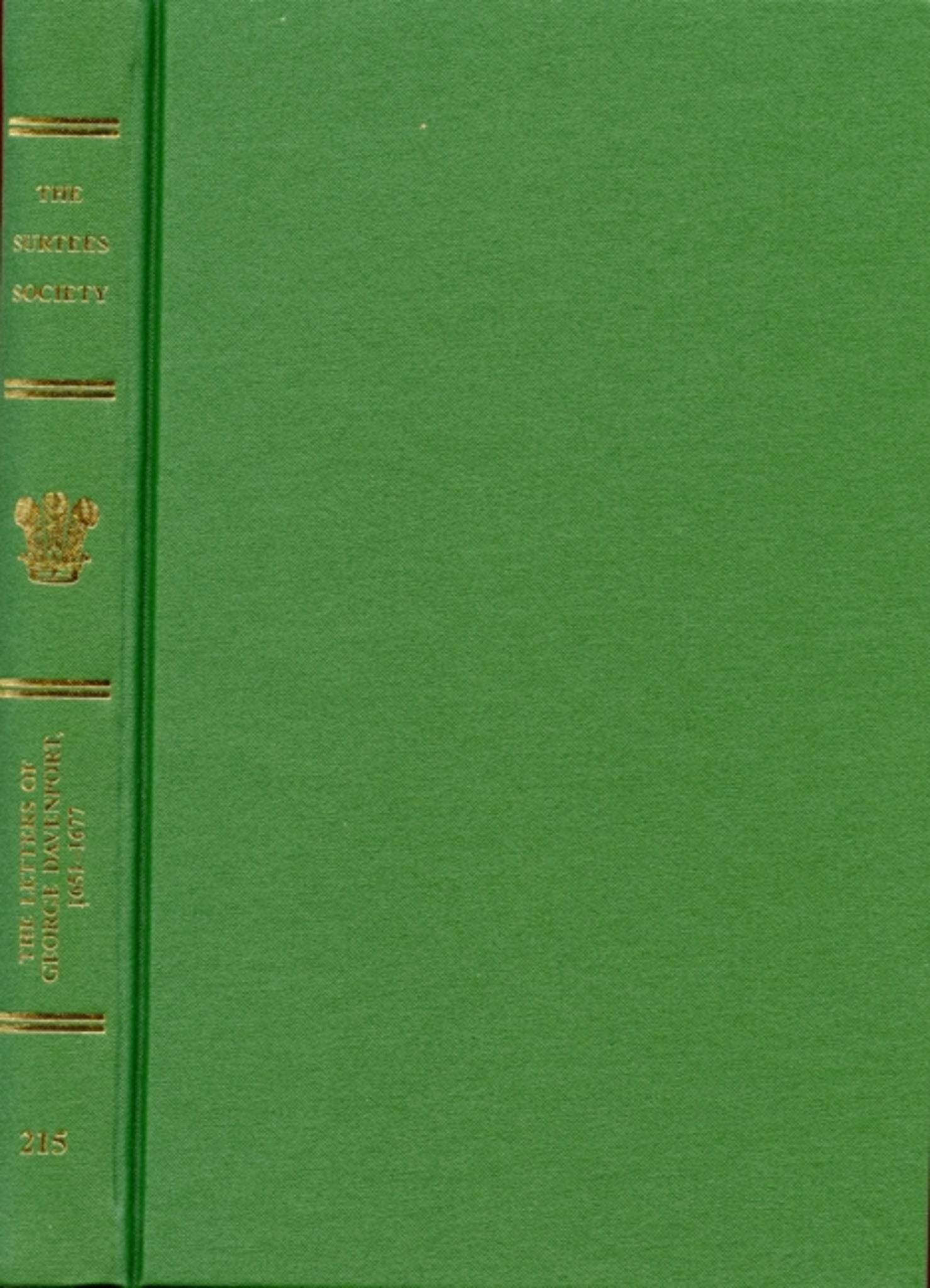 The Letters of George Davenport, 1651-1677
