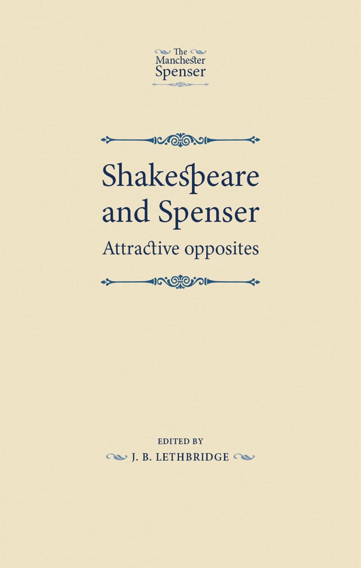 Cover image for Shakespeare and Spenser ISBN 9780719079627