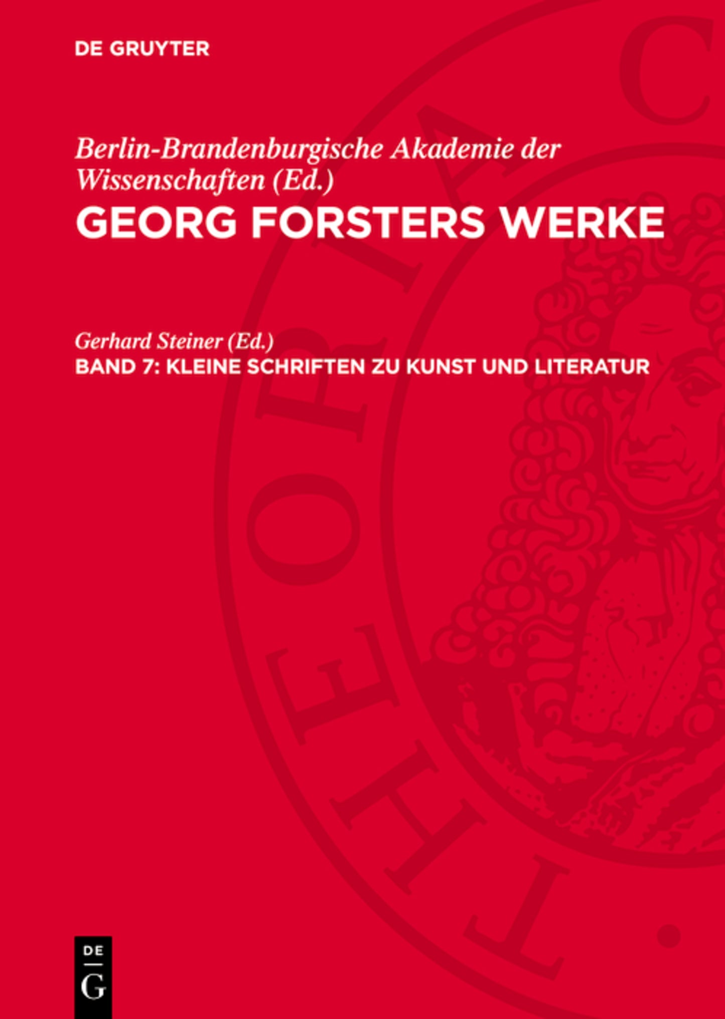 Kleine Schriften zu Kunst und Literatur