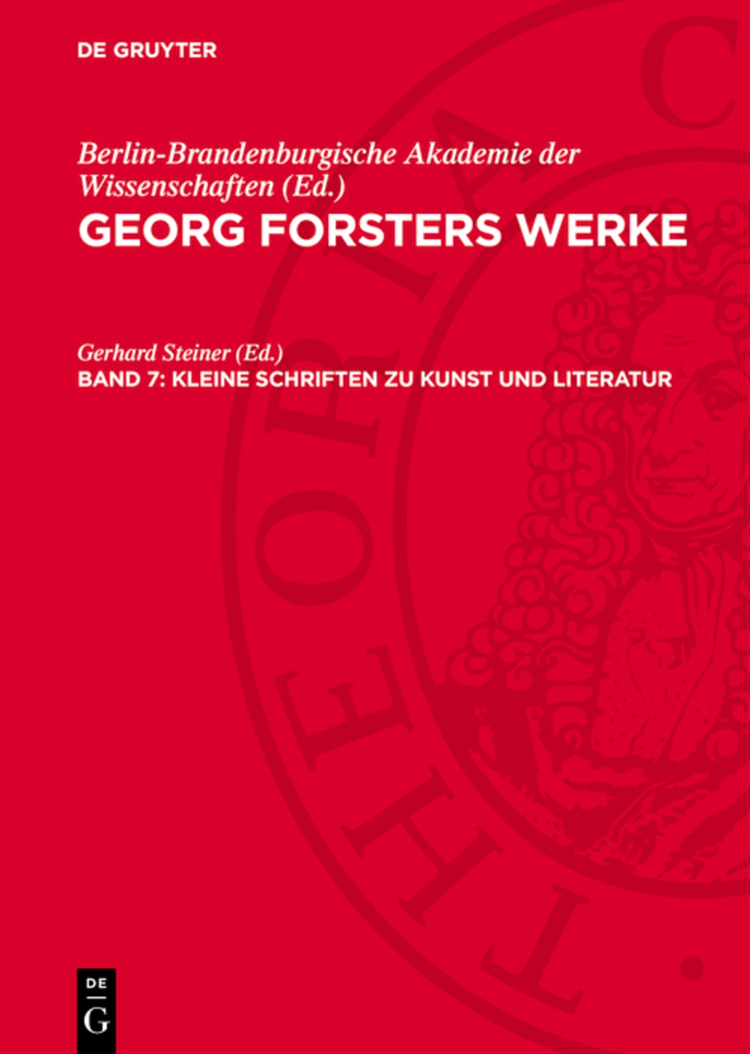 Kleine Schriften zu Kunst und Literatur