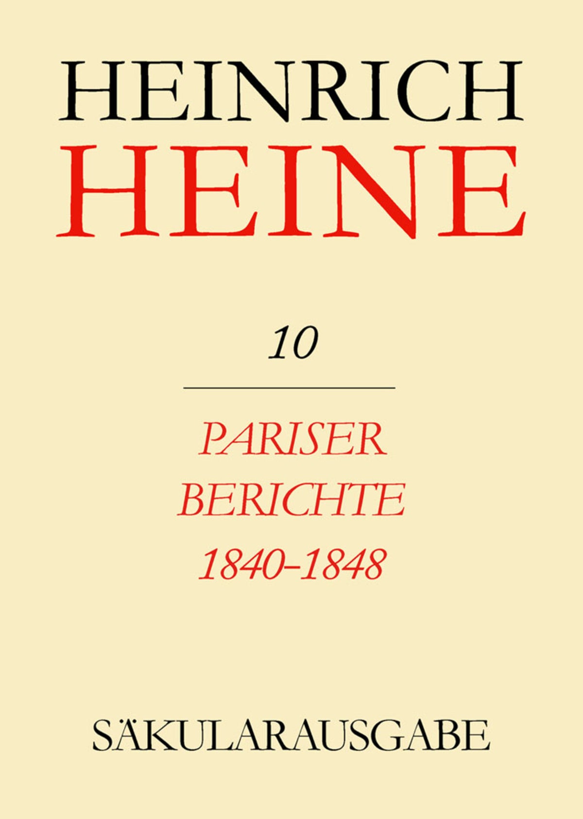Cover image for Pariser Berichte 1840-1848 ISBN 9783050013855