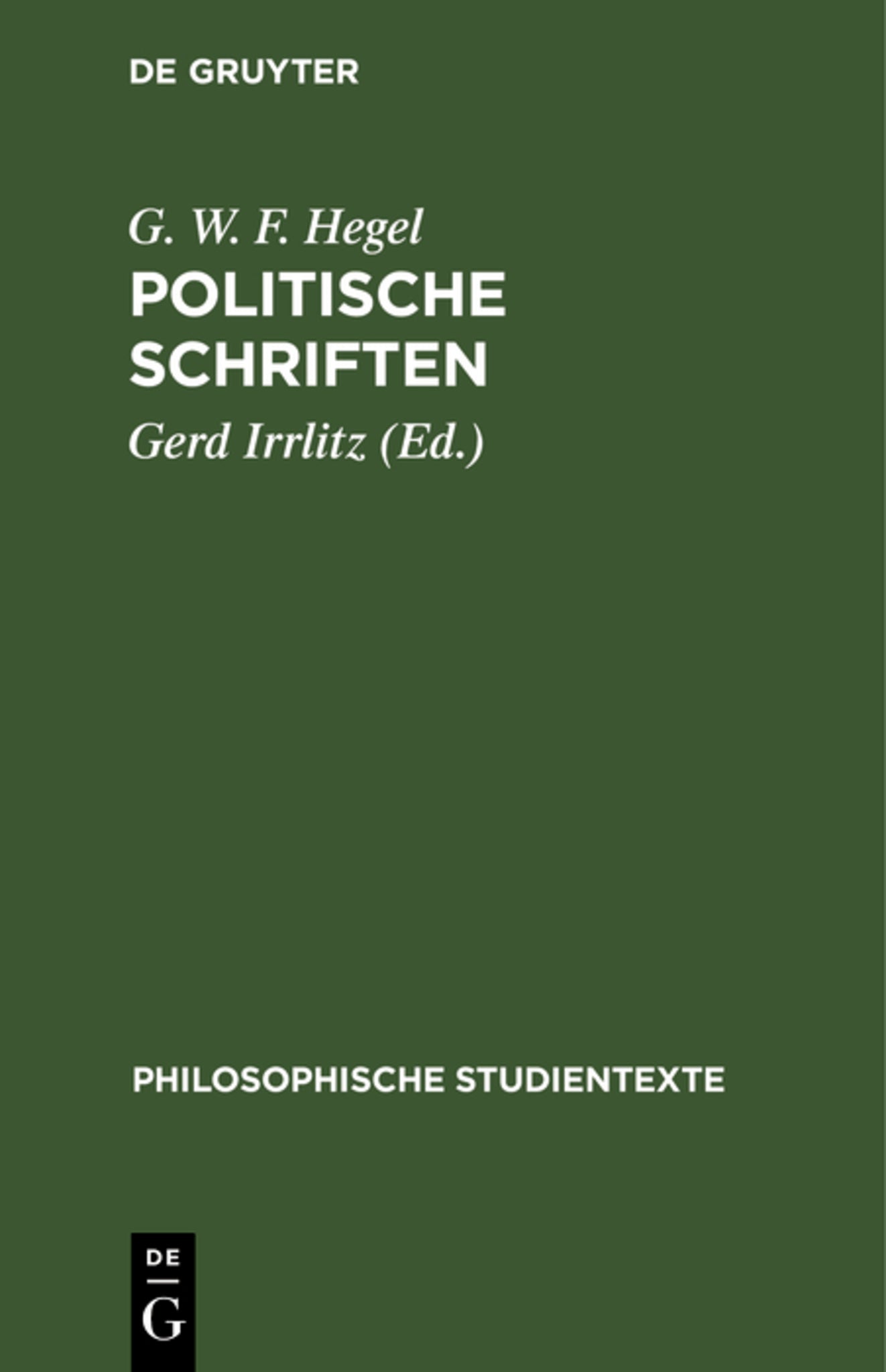 Politische Schriften