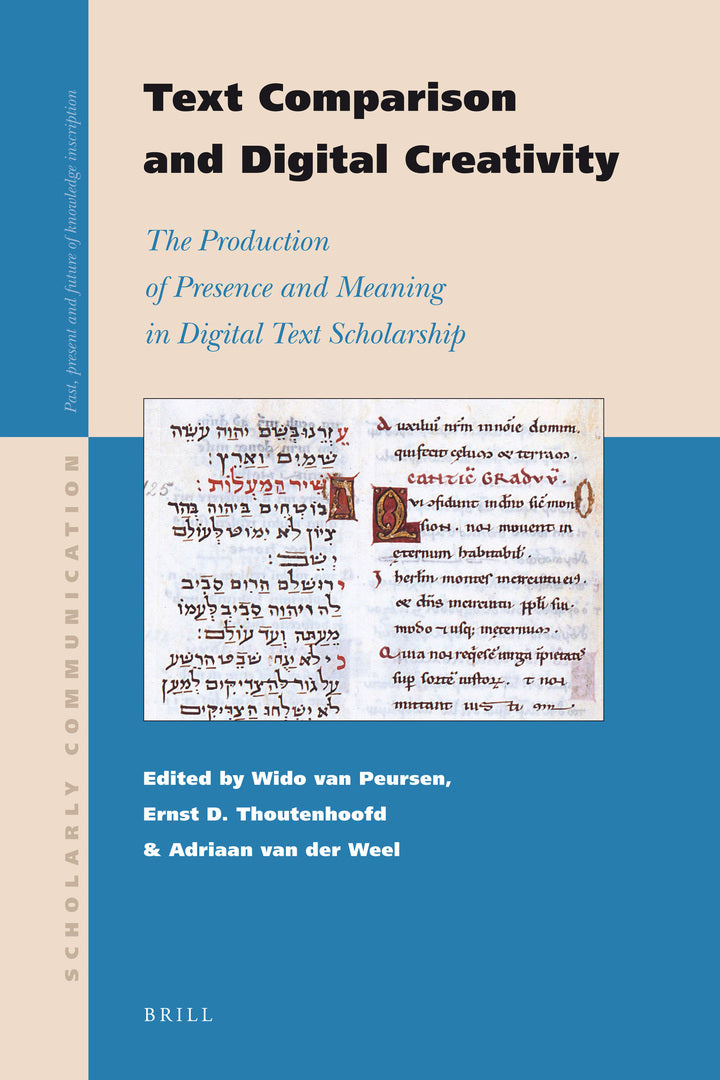 Cover image for Text Comparison and Digital Creativity ISBN 9789004188655
