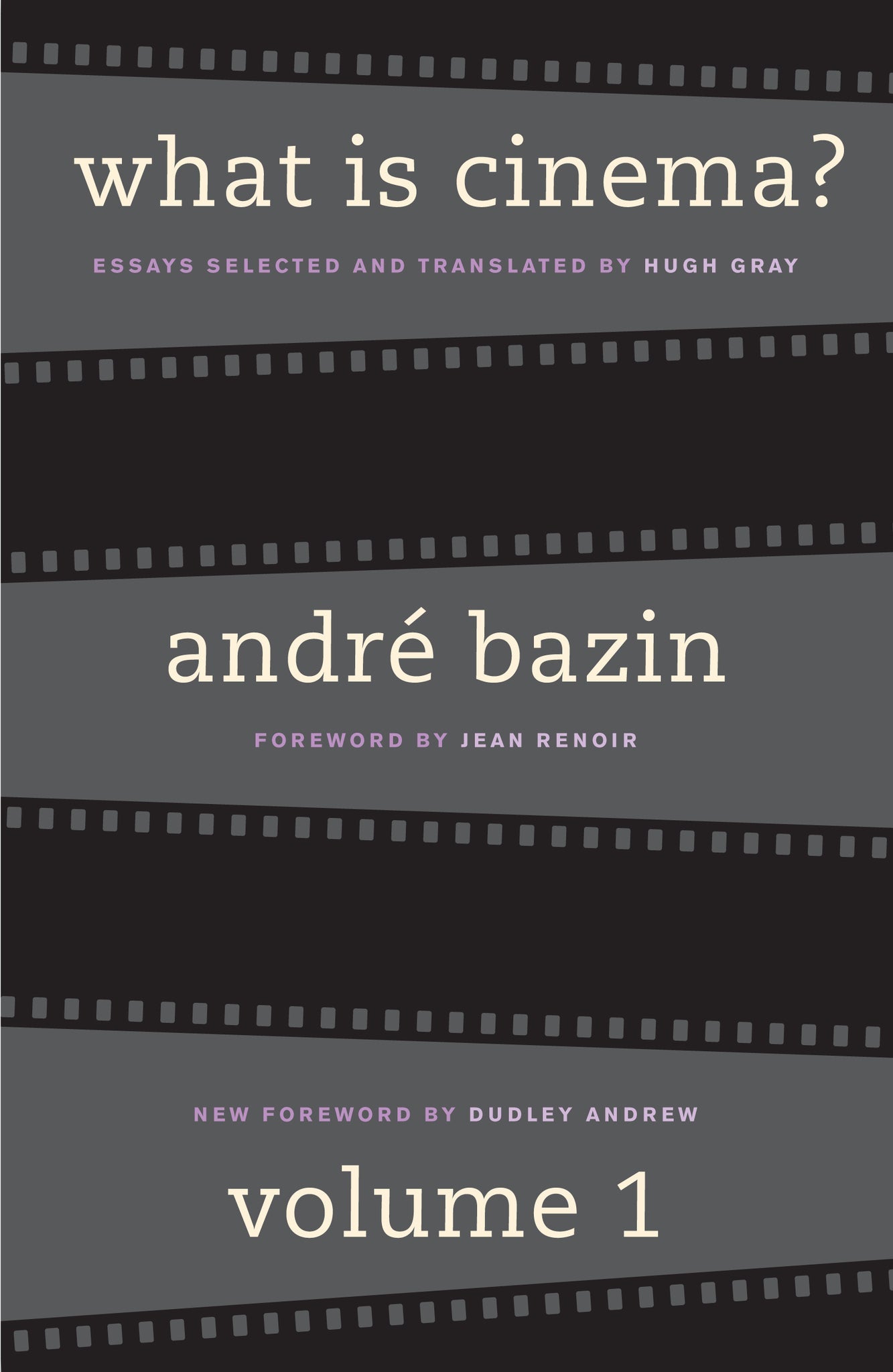 Cover image for What Is Cinema? Volume I ISBN 9780520931251