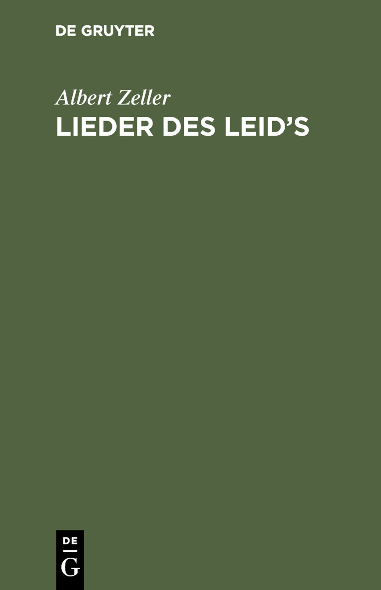 Lieder des Leid’s