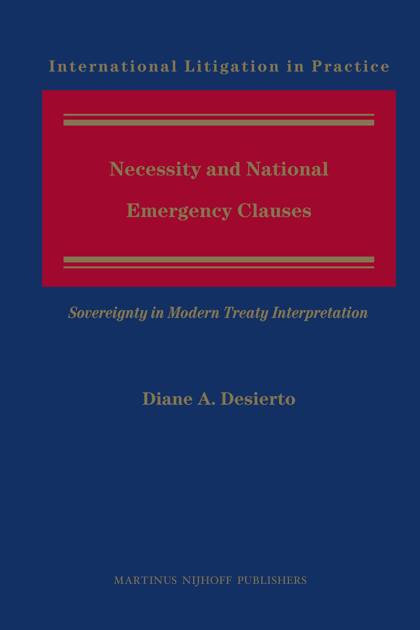 Necessity and National Emergency Clauses