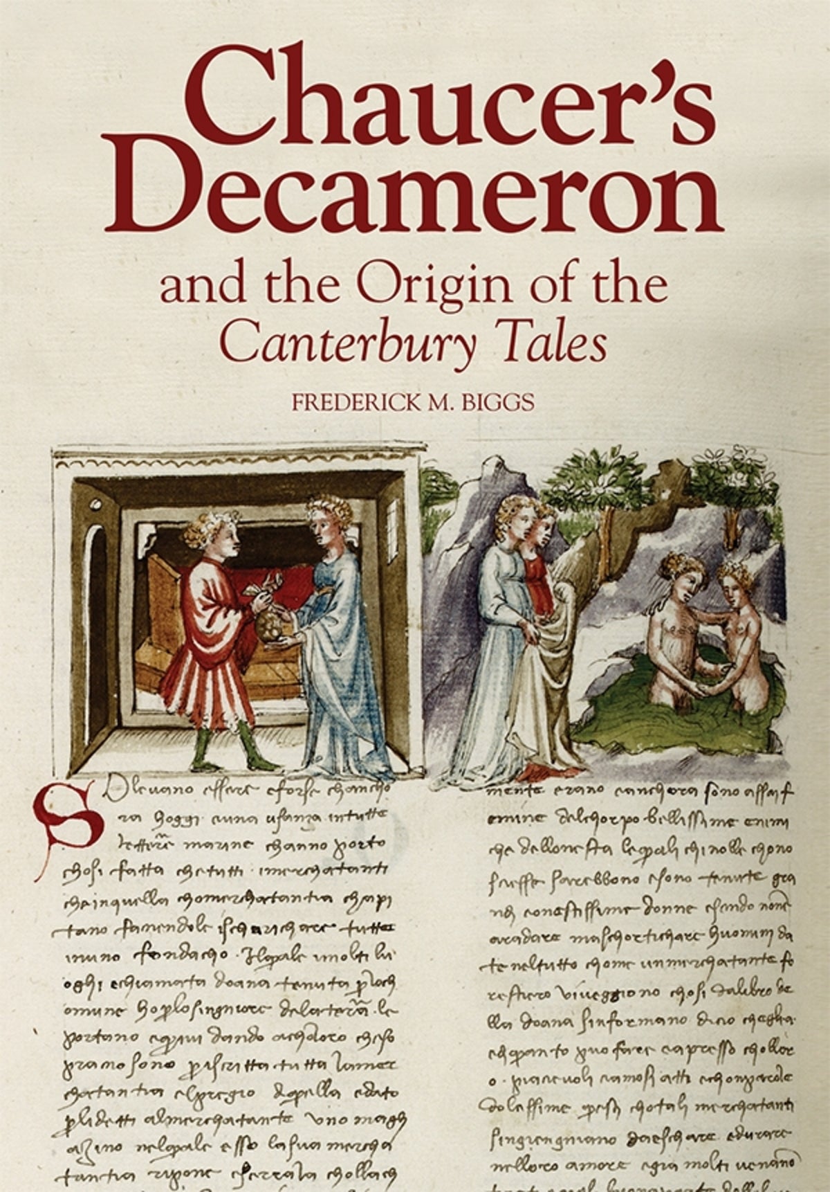 Cover image for Chaucer's Decameron and the Origin of the Canterbury Tales ISBN 9781843844754