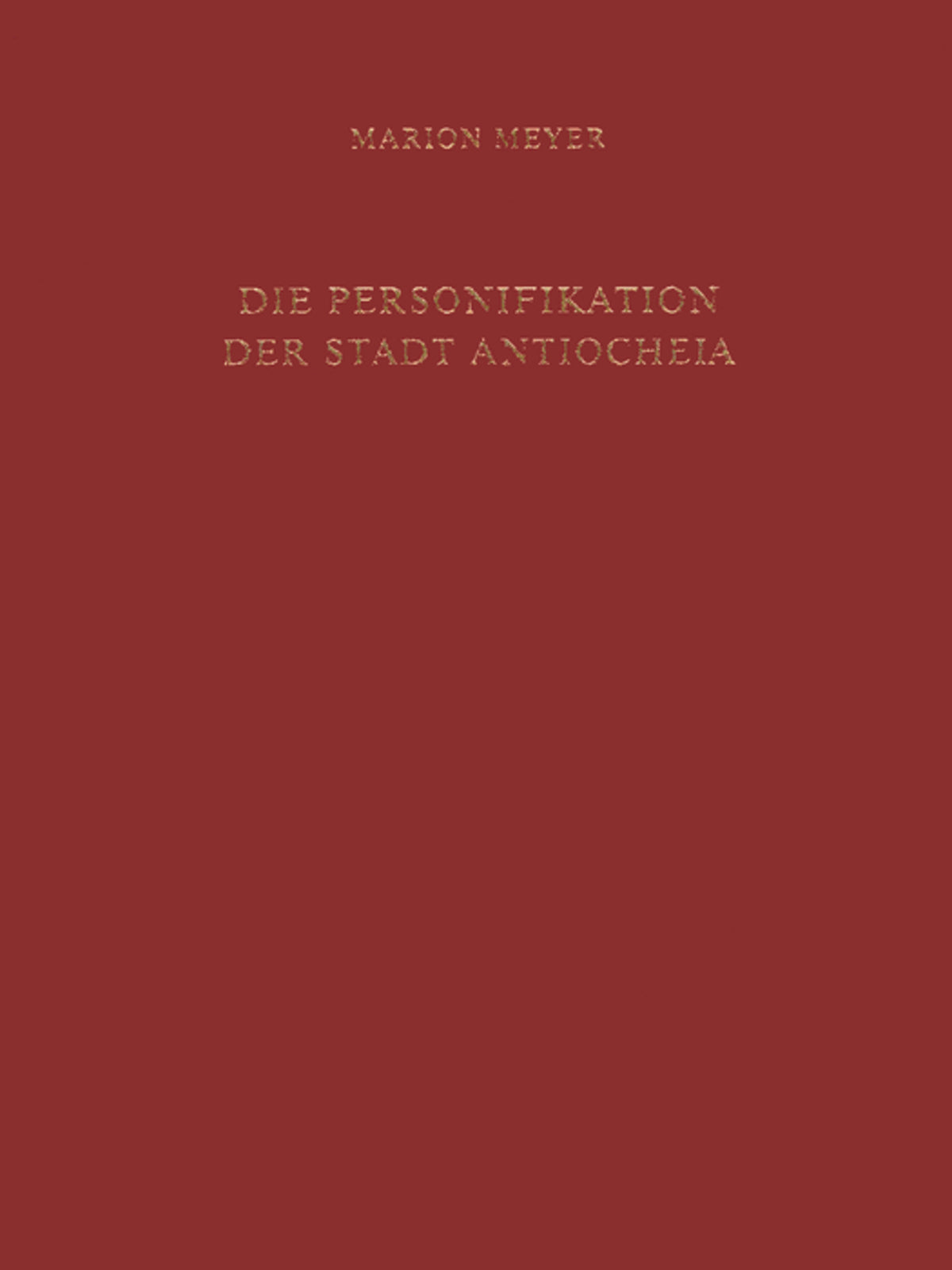 Die Personifikation der Stadt Antiocheia