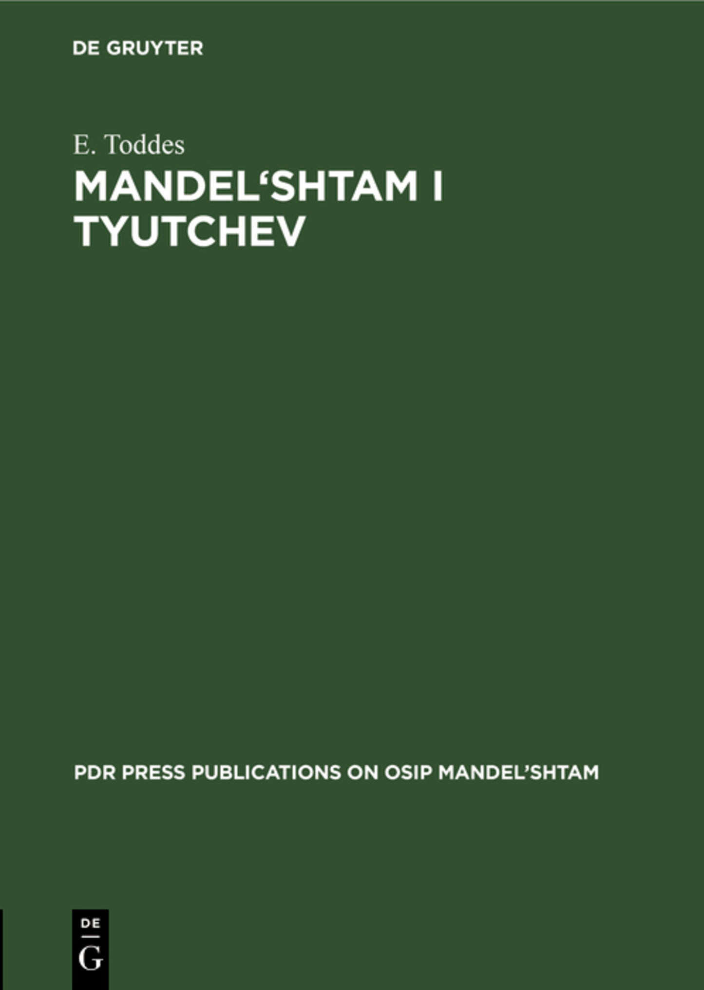 Mandel'shtam i Tyutchev