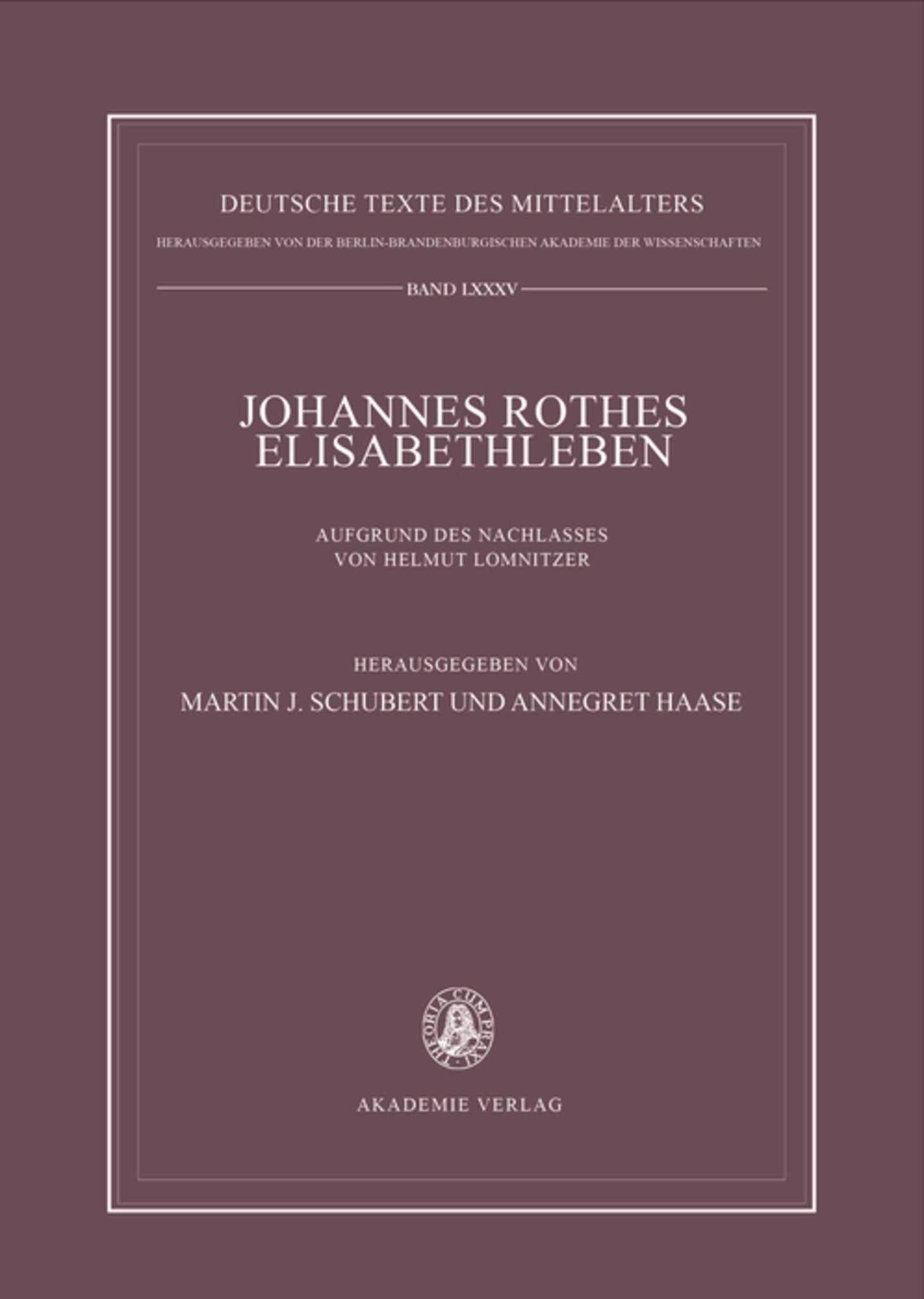 Johannes Rothes Elisabethleben