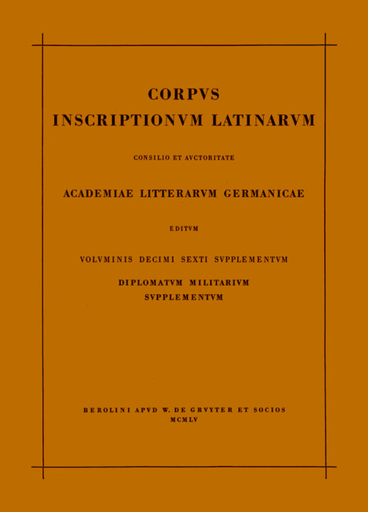 CORP INSCR LAT VOL 16 SUPPL ND