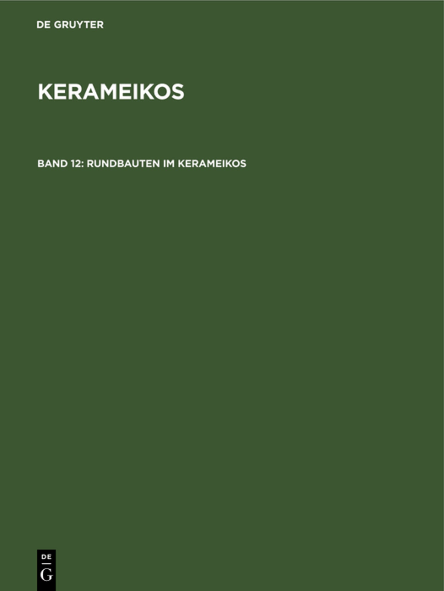 Rundbauten im Kerameikos