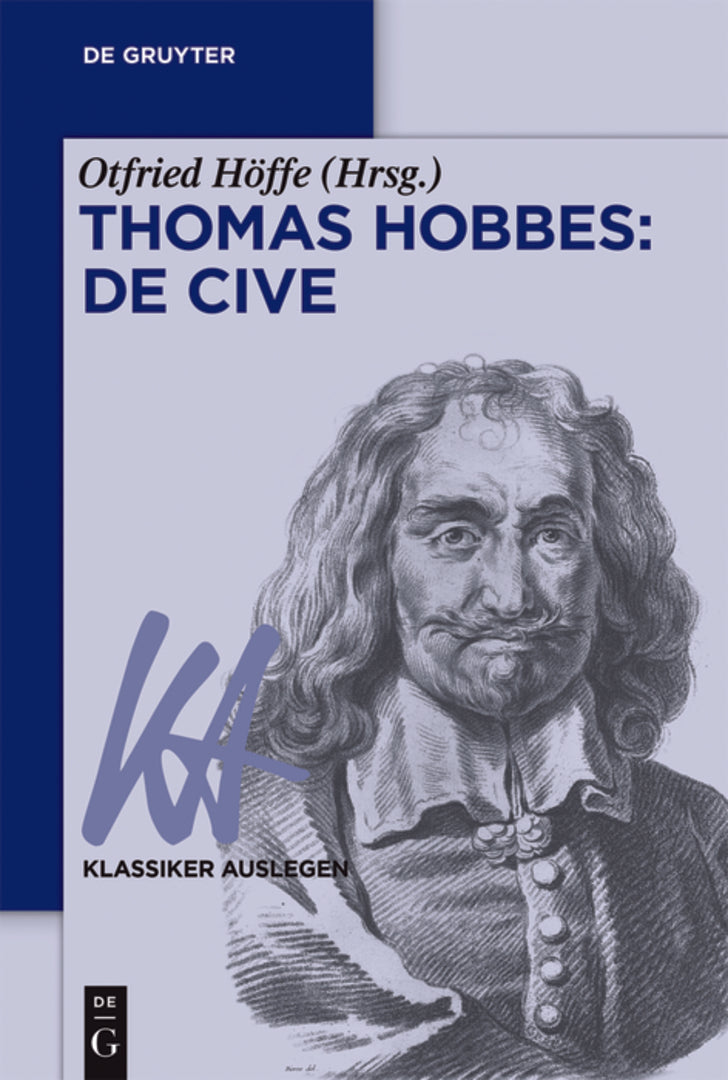 Cover image for Thomas Hobbes: De cive ISBN 9783110560237