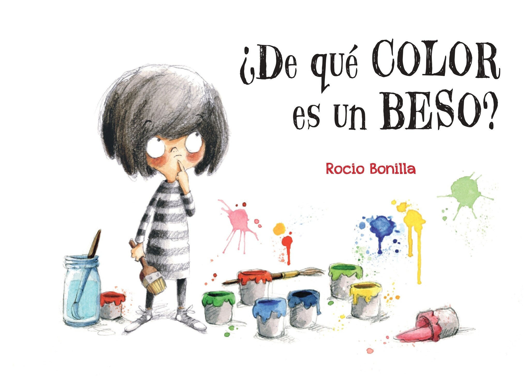 Cover image for Minimoni: ¿De qué color es un beso? ISBN 9788000079820