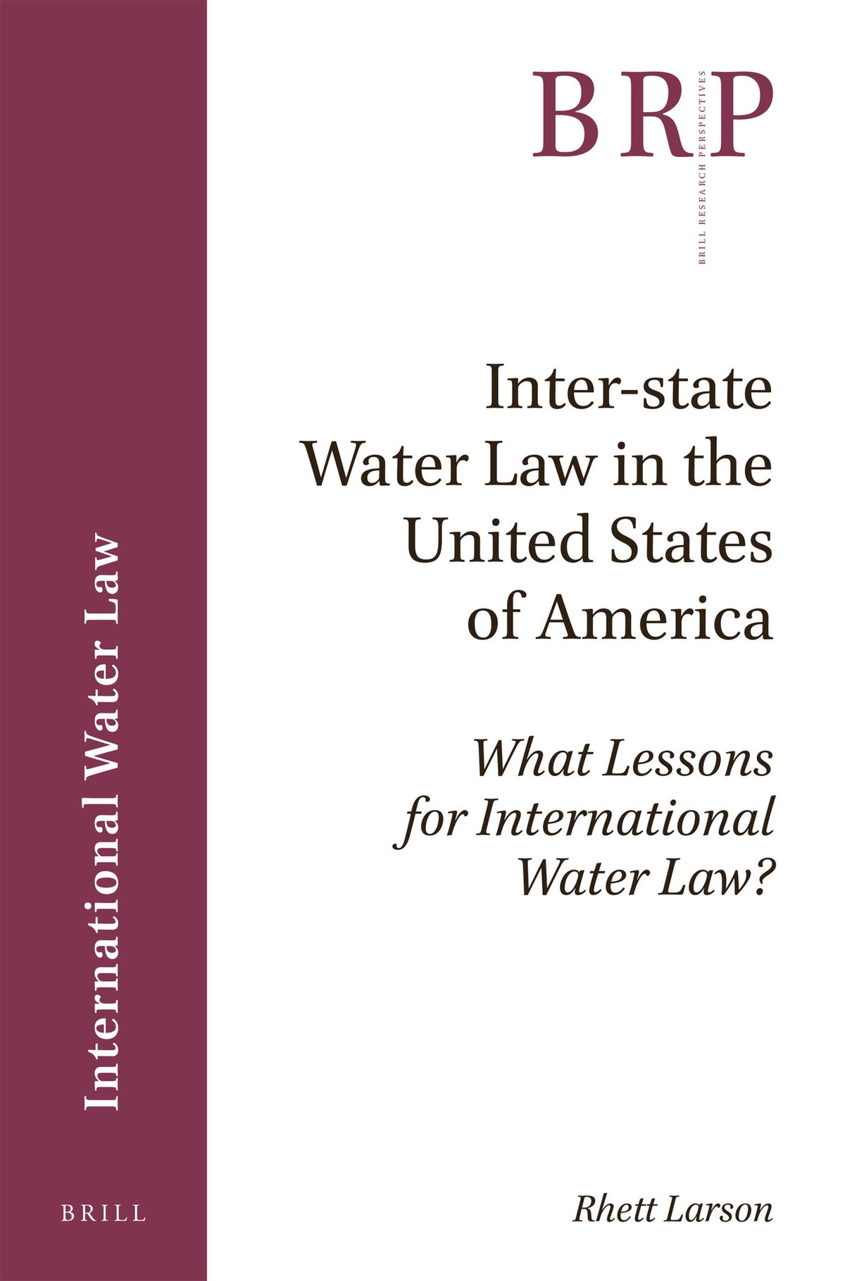 Inter-state Water Law in the United States of America