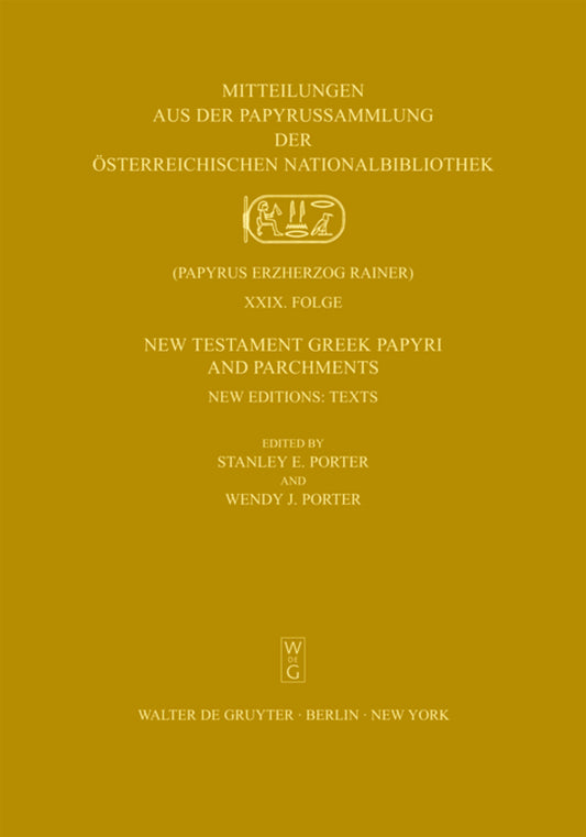 New Testament Greek Papyri and Parchments