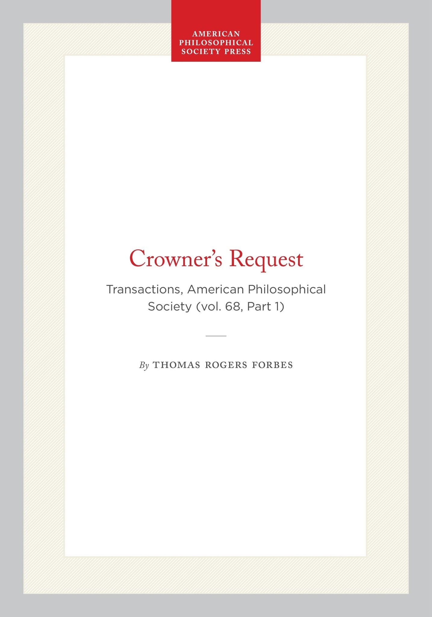 Crowner’s Request