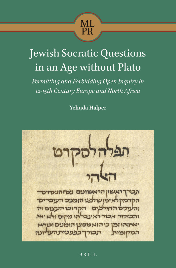 Cover image for Jewish Socratic Questions in an Age without Plato ISBN 9789004448735