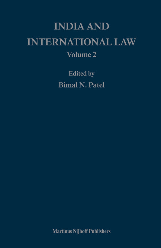India and International Law, Volume 2